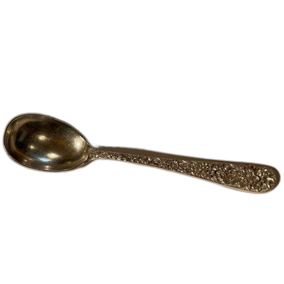 Kirk repousse preserve spoon 925 - Picture 9 of 12